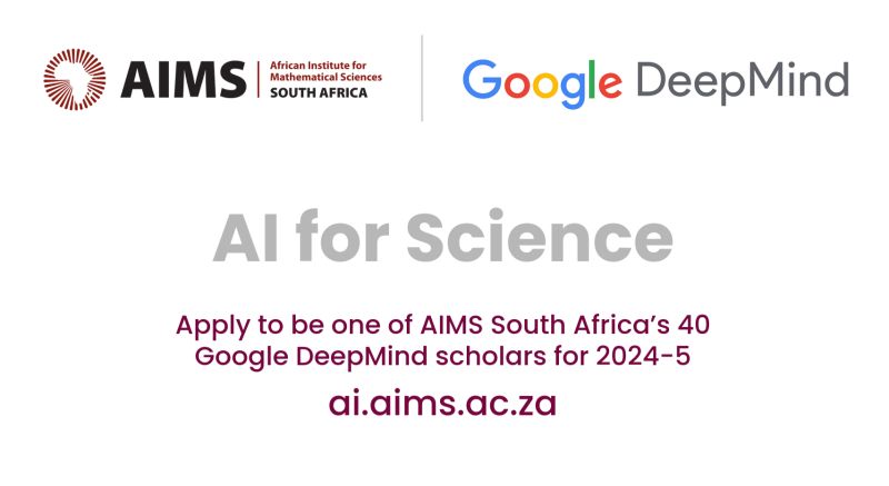 The AI for Science Master’s program at AIMS South Africa in partnership with Google DeepMind