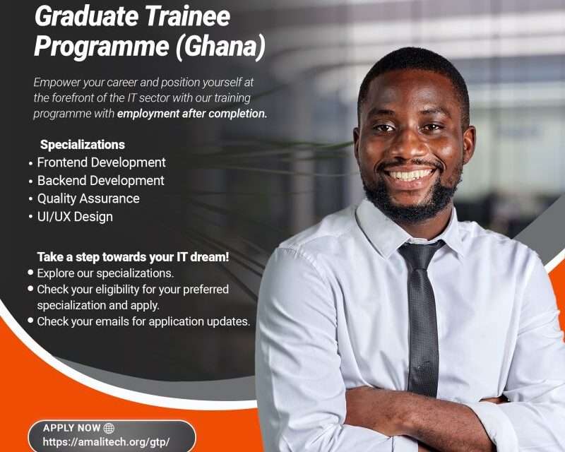 Launch Your IT Career in Ghana and Rwanda with AmaliTech