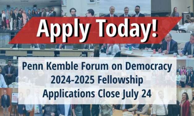 PENN KEMBLE FORUM FELLOWSHIP