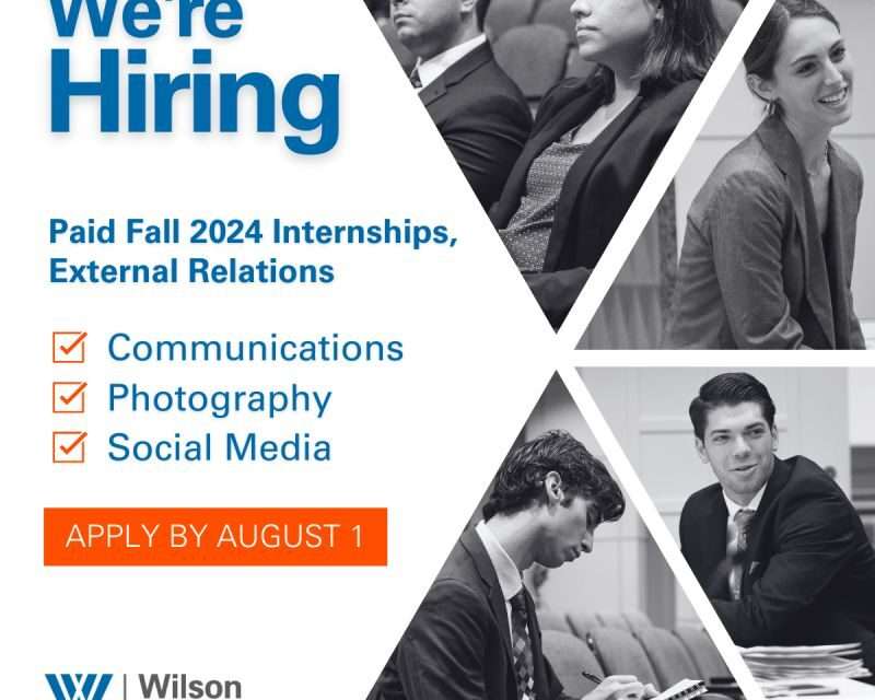 Paid Internships at the Wilson Center