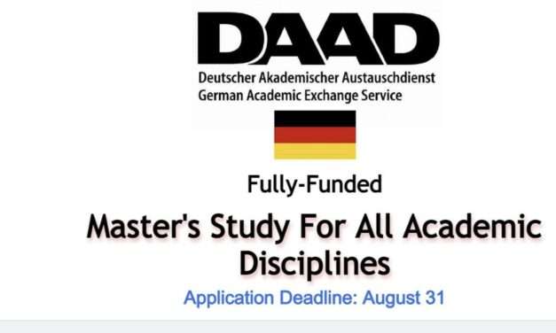 Apply Now to Study with DAAD Scholarship – Master Studies for All Academic Disciplines in Germany