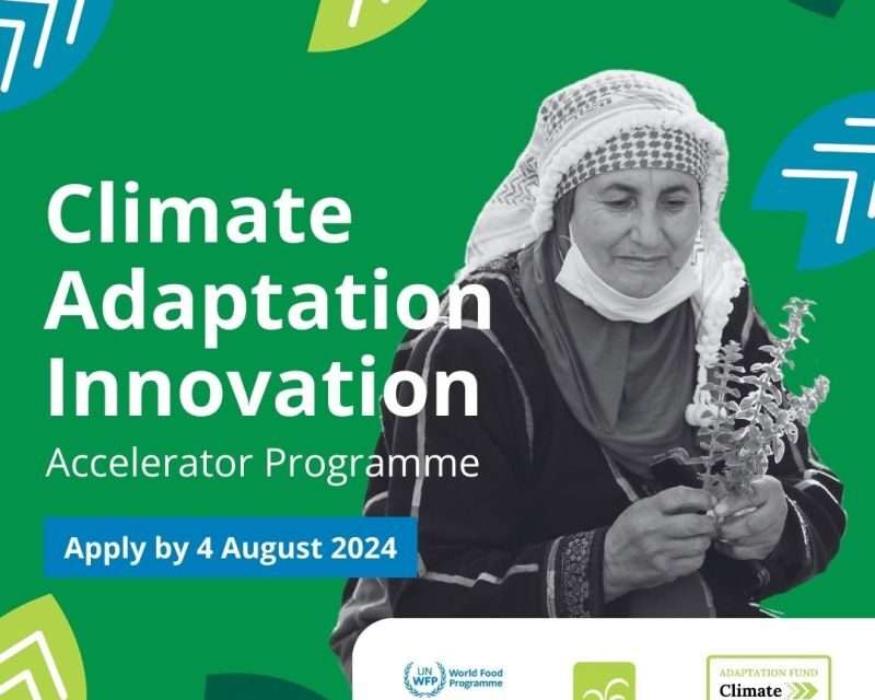 Call for Applications: Climate Adaptation Innovation Accelerator Programme