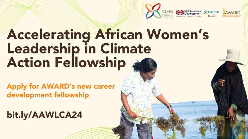 Join the Fight Against Gender Gaps in Climate Research with AWARD Fellowship!