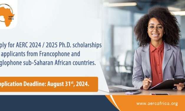 AERC 2024/2025 Ph.D. Scholarships for Francophone and Anglophone African Nations