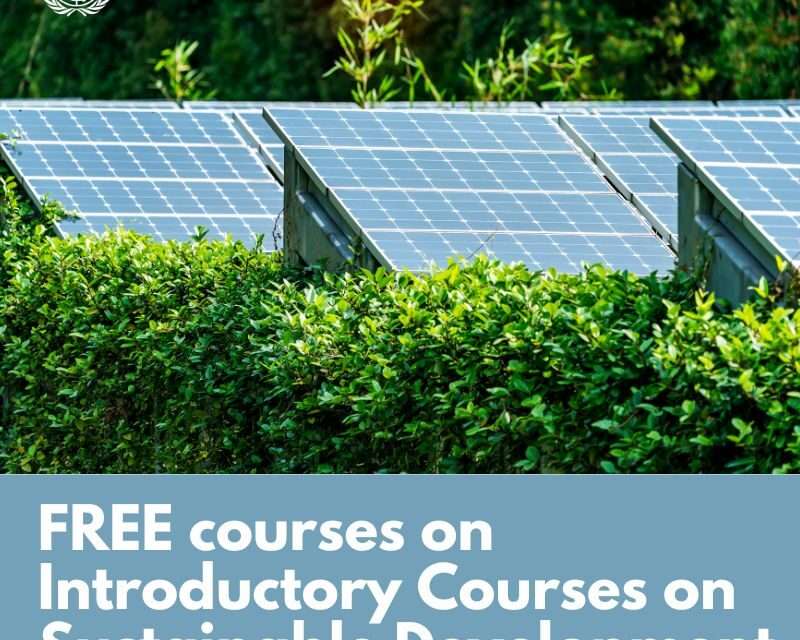 Free Courses on Introductory Courses on Sustainable Development