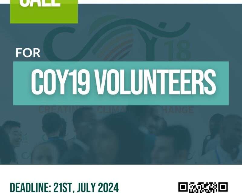 COY19 – Volunteer Application