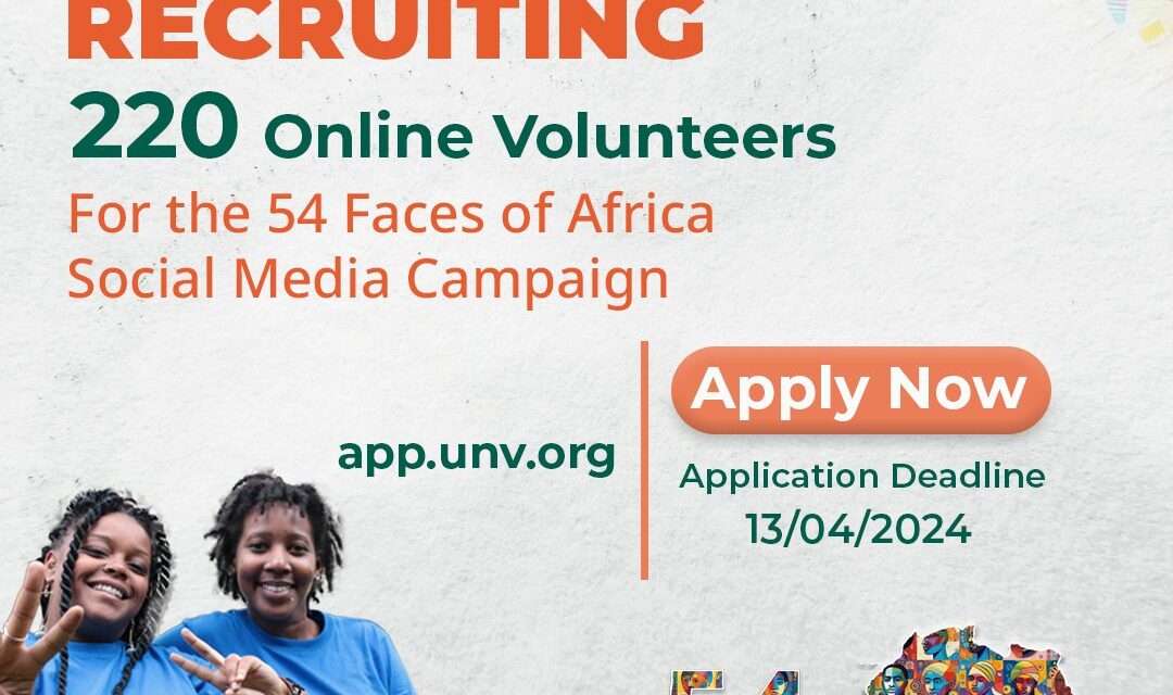 Become a UNDP Volunteer for the 54 Faces of Africa Social Media Campaign: Amplifying African Voices for Development