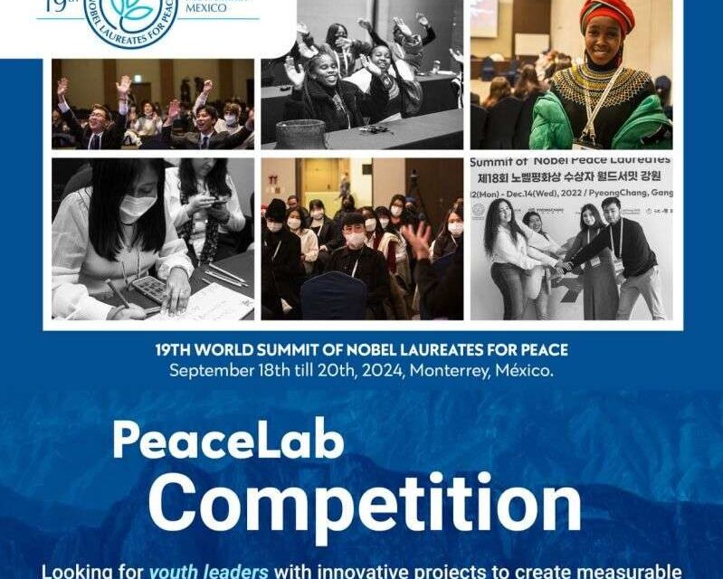 19th World Summit of Nobel Laureates for Peace – PeaceLab Youth Projects