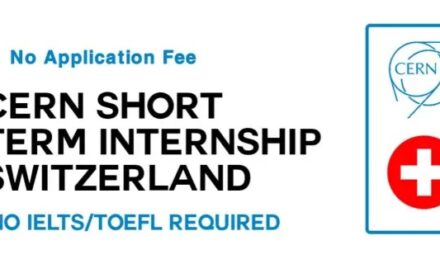 CERN Paid Internship Programme 2023 in Switzerland