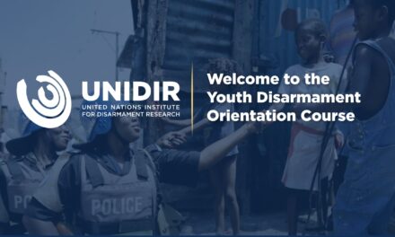 UN Institute for Disarmament Research’s FREE Online Youth Disarmament Orientation Course