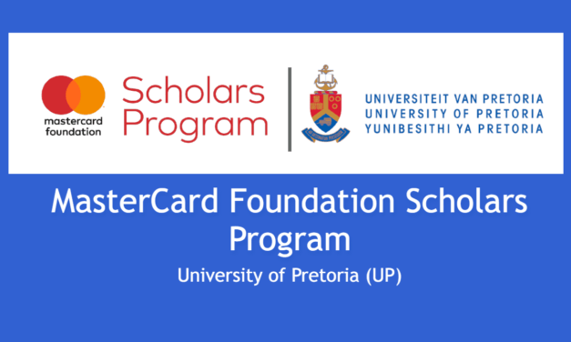 Mastercard Foundation Scholarship at University of Pretoria(Fully-funded Undergraduate and Postgraduate Scholarships)