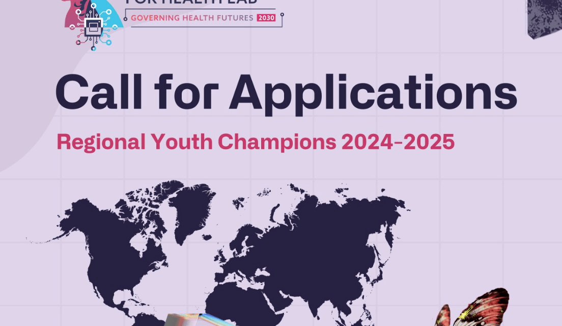 CALL FOR APPLICATIONS – Regional Youth Champions