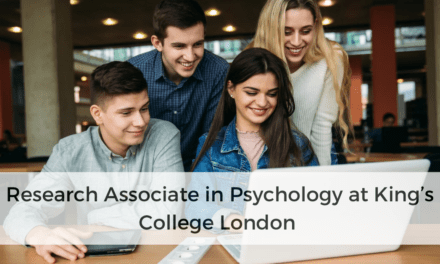 Join King’s College London as a Research Associate in Psychology