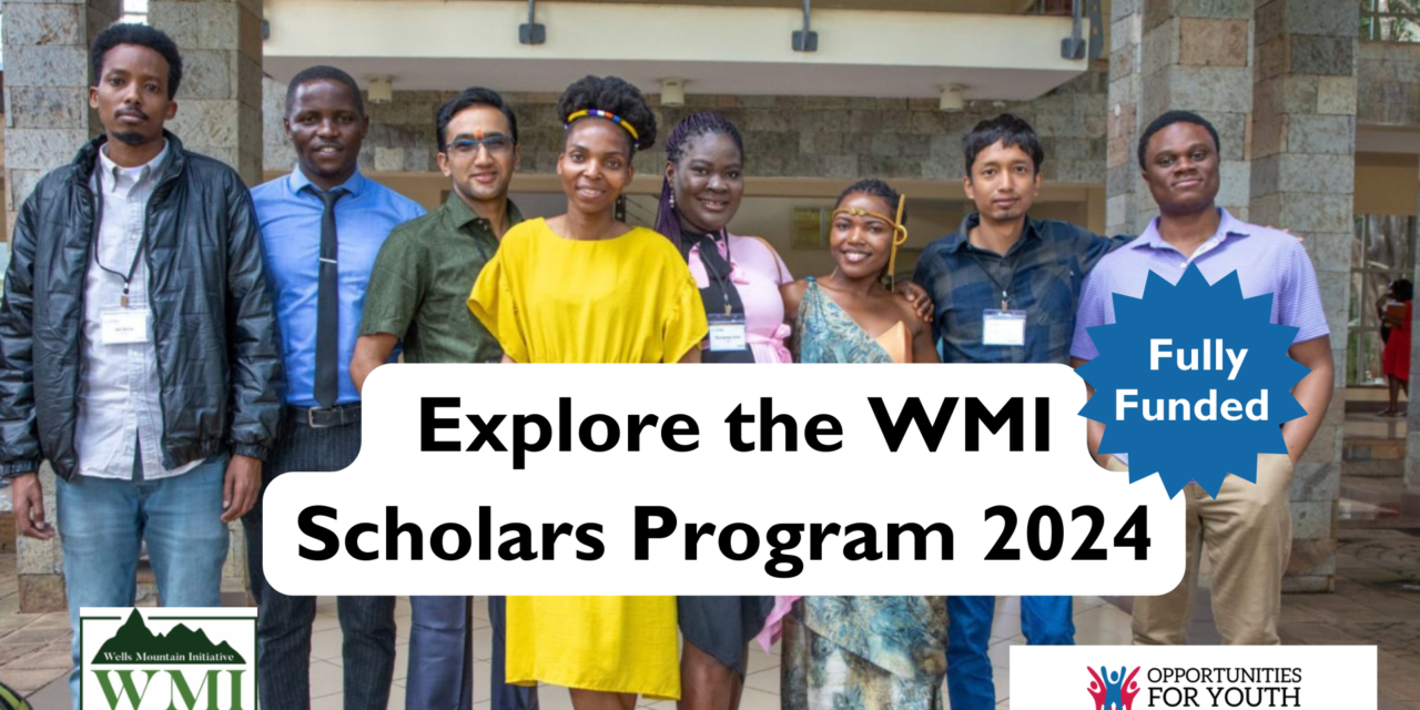 Explore the WMI Scholars Program 2024 ( Fully Funded)