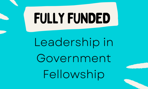 Leadership in Government Fellowship (Fully Funded)