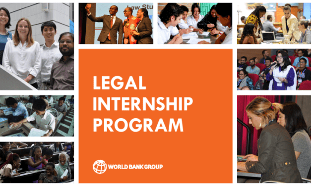 World Bank Legal Internship Program 2024