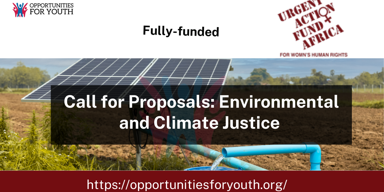 Call for Proposals: Environmental and Climate Justice