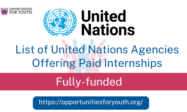 List of Exciting Paid Internships with the United Nations and More!