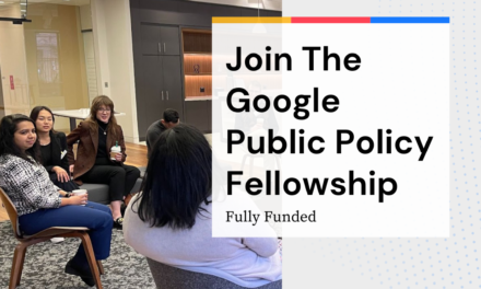 Apply to become a Summer 2024 Google Public Policy Fellow (Fully Funded)