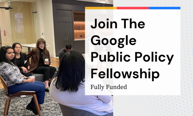 Apply to become a Summer 2024 Google Public Policy Fellow (Fully Funded)