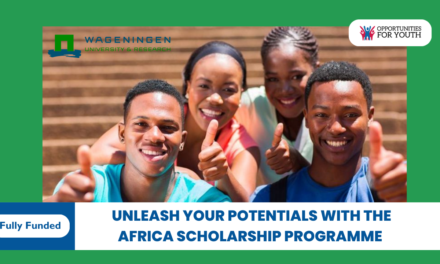 Unleash your potentials with the Africa Scholarship Programme (Fully Funded)